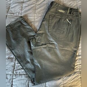 Cult of Individuality Men's Dark Gray Slim Straight Jeans